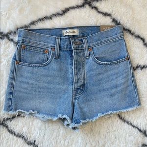 Madewell Relaxed Denim Shorts, Size 24